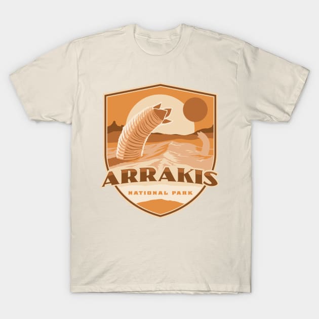 Arrakis National Park T-Shirt by MindsparkCreative